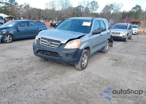 2005 Honda Cr-V Lx из США, поврежденный, VIN JHLRD78525C032994
